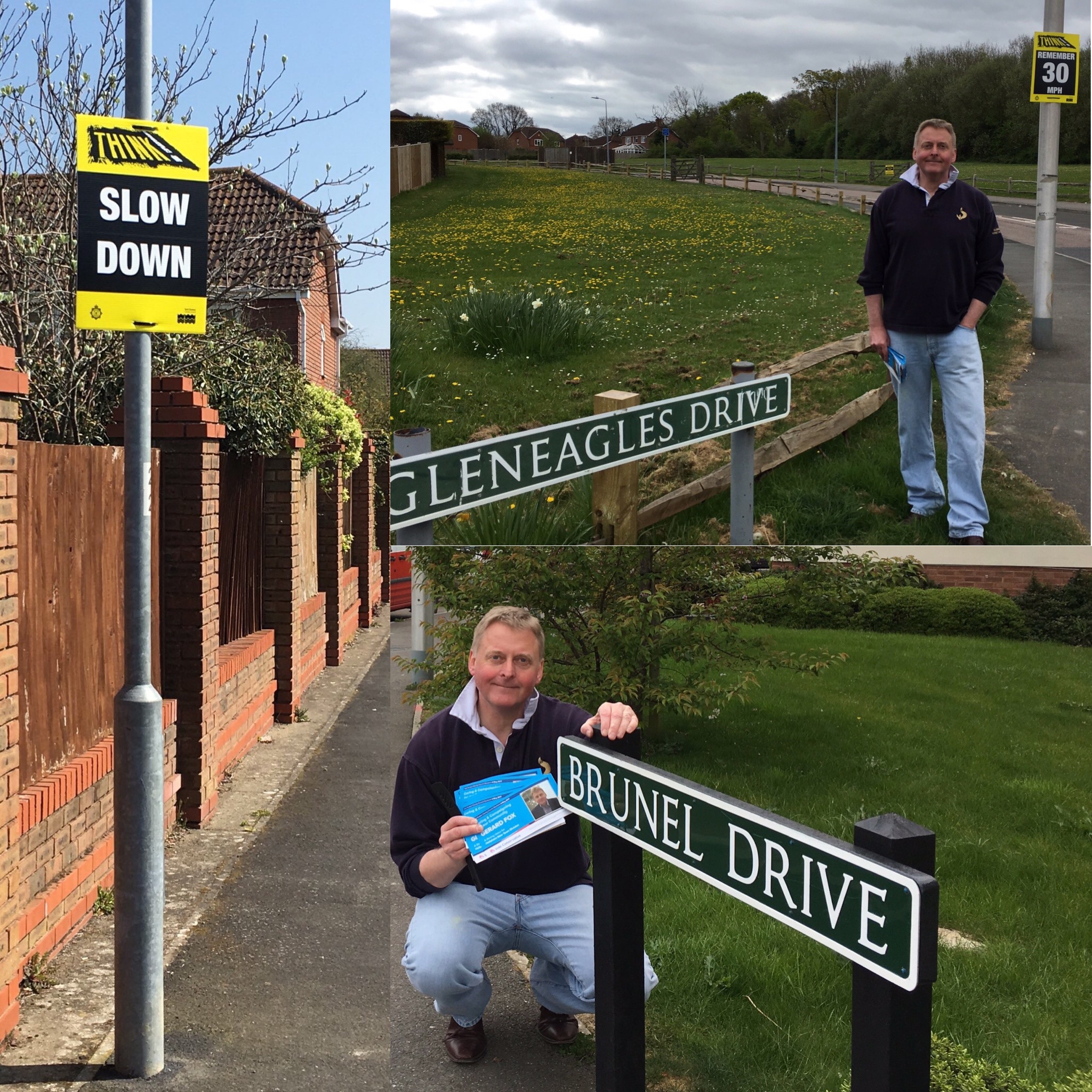 Gerard working for Hailsham residents