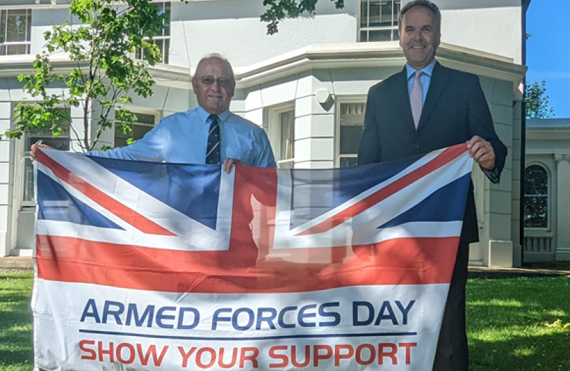 20 year military veteran and East Sussex Armed Forces Champion County Councillor Bob Bowdler joined the Lord Lieutenant and the mayors ???? of East Sussex to launch Armed Forces Week. 