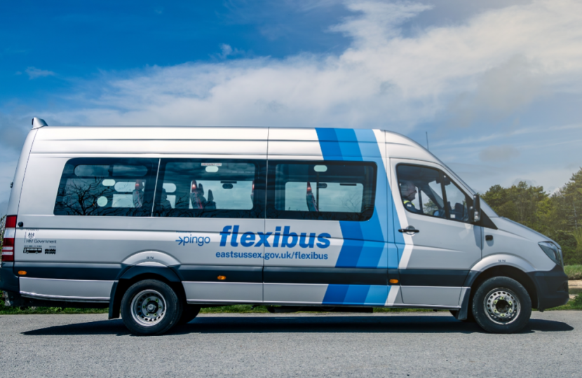 Festive offer for Flexibus users in Conservative-led East Sussex