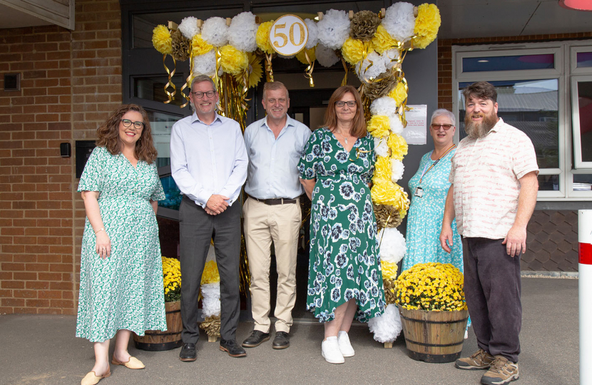 Golden jubilee celebration of day services to those with learning disabilities in Conservative-led East Sussex