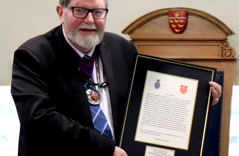 King's proclamation to go on public view after presentation by county's High Sheriff