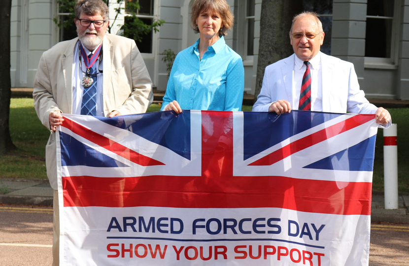 Cllr Peter Pragnell - Chairman of the County Council; Becky Shaw - ESCC Chief Executive; and Cllr Bob Bowdler - Lead Member for Children and Families