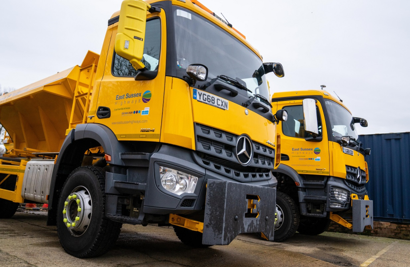 Highways teams in Conservative-led East Sussex "ready for winter"