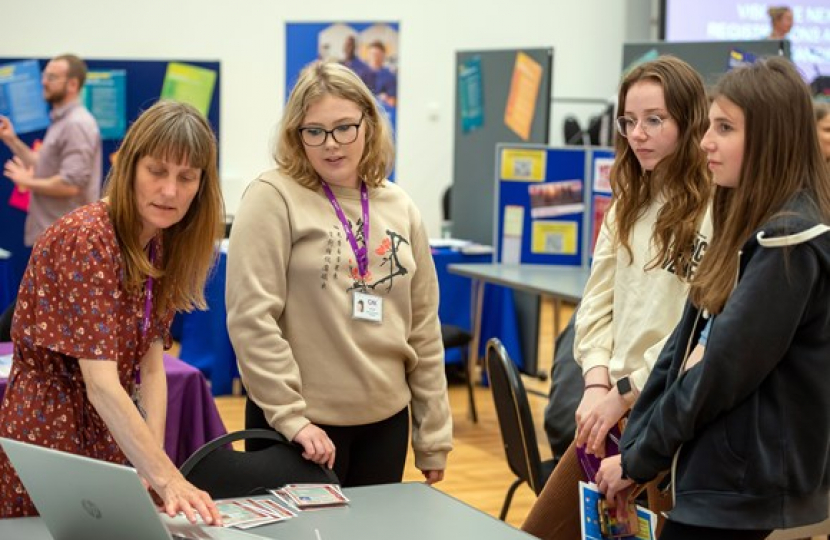 Apprenticeship vacancies and training opportunities in Conservative-run East Sussex were outlined at two summer roadshows in the county