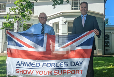 20 year military veteran and East Sussex Armed Forces Champion County Councillor Bob Bowdler joined the Lord Lieutenant and the mayors ???? of East Sussex to launch Armed Forces Week. 