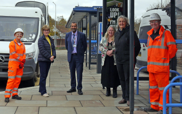 Bus station reopens after major transformation Bus station reopens after major transformation: Uckfield bus station Nov24 WORK has been completed on a major upgrade of public transport facilities in Uckfield town centre.  The bus station off Bell Lane now benefits from modern bus shelters with planted roofs and wireless charging points, enhanced real time information, improved street lighting and a new cycle shelter.  The East Sussex County Council project, completed in partnership with Wealden District Cou