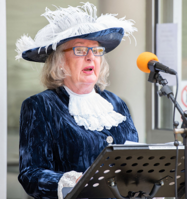 A county proclamation of the new sovereign has been made outside County Hall